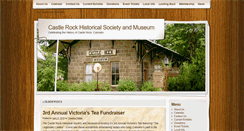 Desktop Screenshot of castlerockhistoricalsociety.org